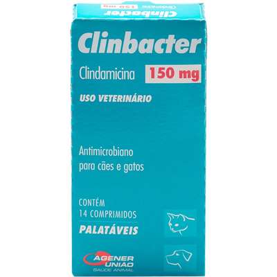 Antimicrobiano Agener União Clinbacter para Cães e Gatos