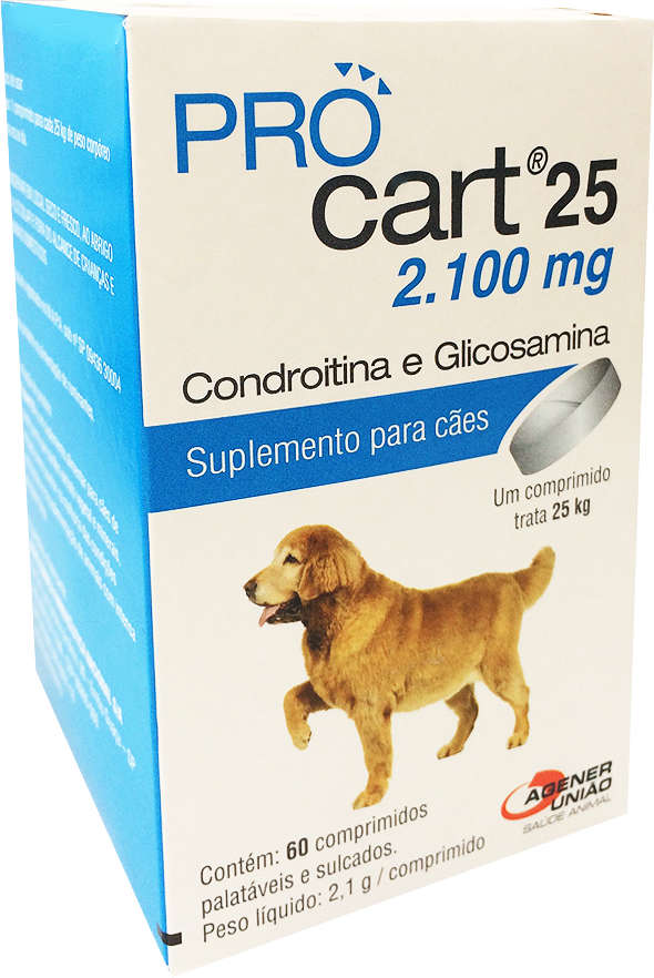 Suplemento Alimentar Agener União Procart 25 - 60 comprimidos