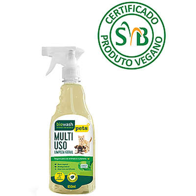 Multiuso Biowash Pet Capim Limão - 650 mL