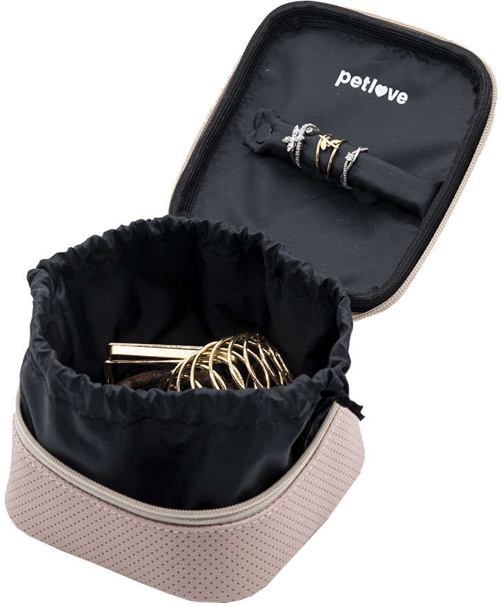 Porta Jóias Petlove - Bege