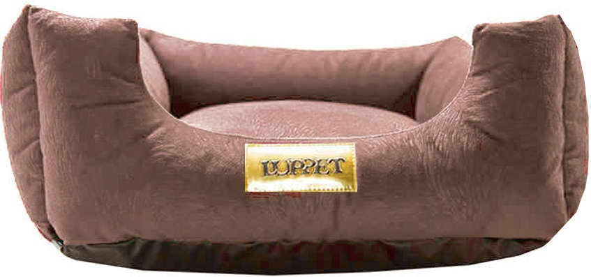 Cama Quadrada Luppet Suede Rato - Tam. M