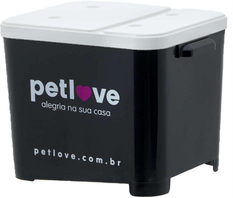 Porta-Ração Petlove Preto - 15Kg