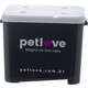 Porta-Ração Petlove para Armazenar até 15 Kg - Preto