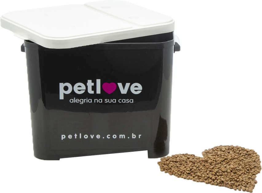 Porta-Ração Petlove Preto - 15Kg