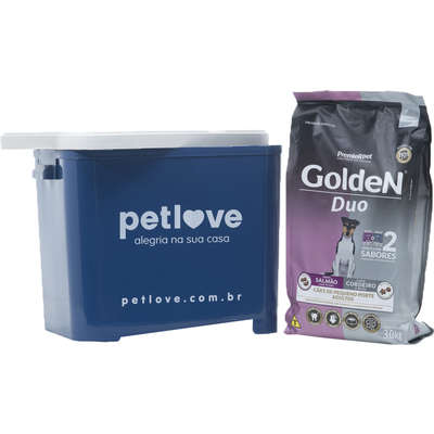 Porta-Ração Petlove para Armazenar até 15 Kg - Azul Escuro