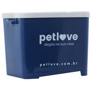 Porta Ração Petlove Azul Escuro - 15Kg