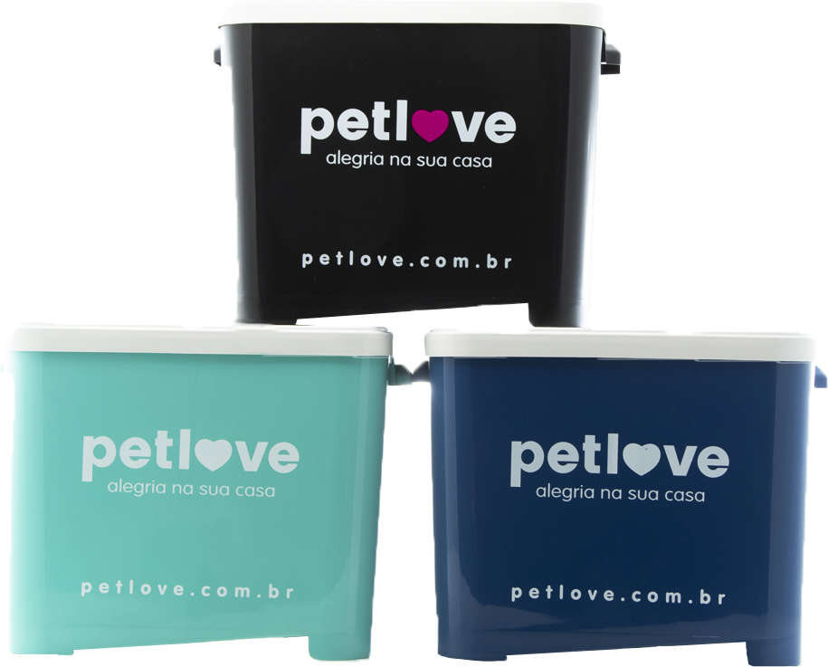 Porta Ração Petlove Verde Tiffany - 15Kg