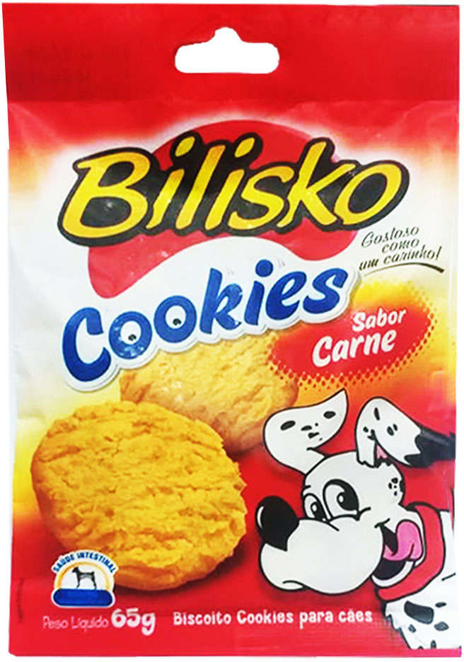 Bilisko Cookie para Cães com Flocos de Carne - 65 g