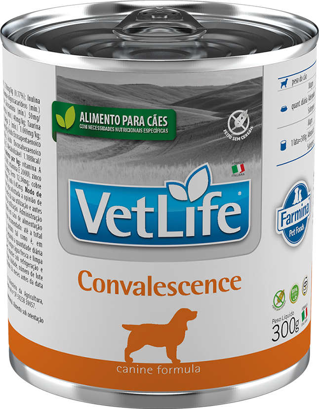 Ração Úmida Farmina Vet Life Convalescence para Cães - 300 g
