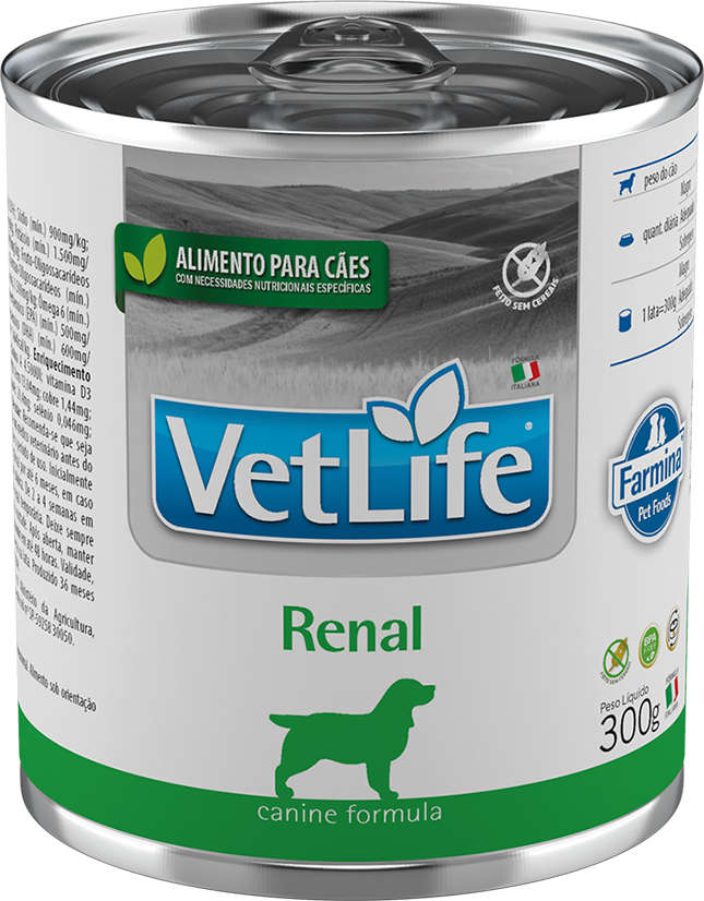 Ração Úmida Farmina Vet Life Renal para Cães - 300 g