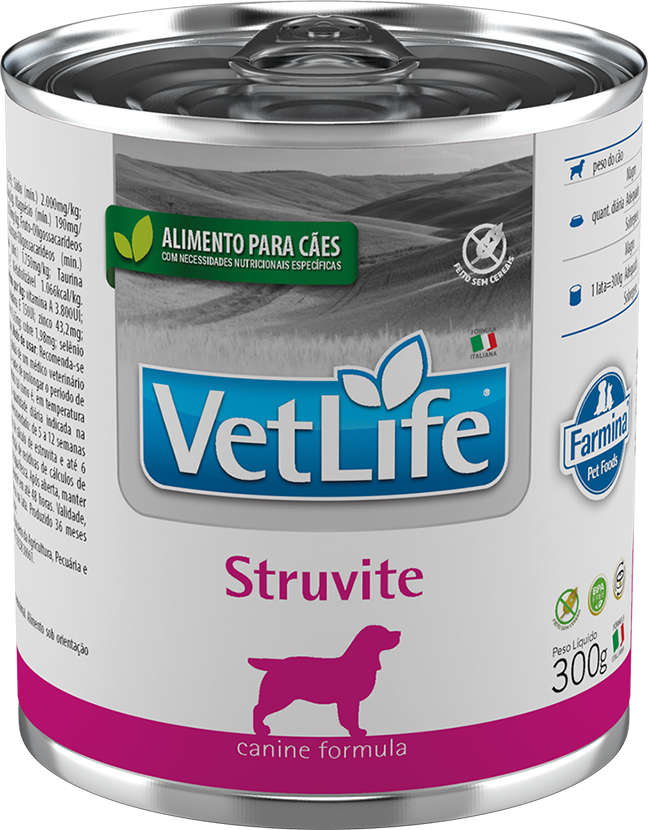 Ração Úmida Farmina Vet Life Struvite para Cães - 300 g