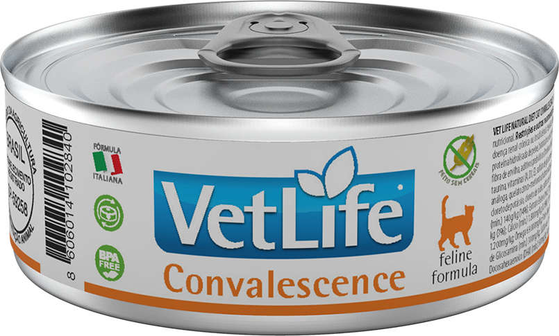 Ração Úmida Farmina Vet Life Convalescence para Gatos - 85 g