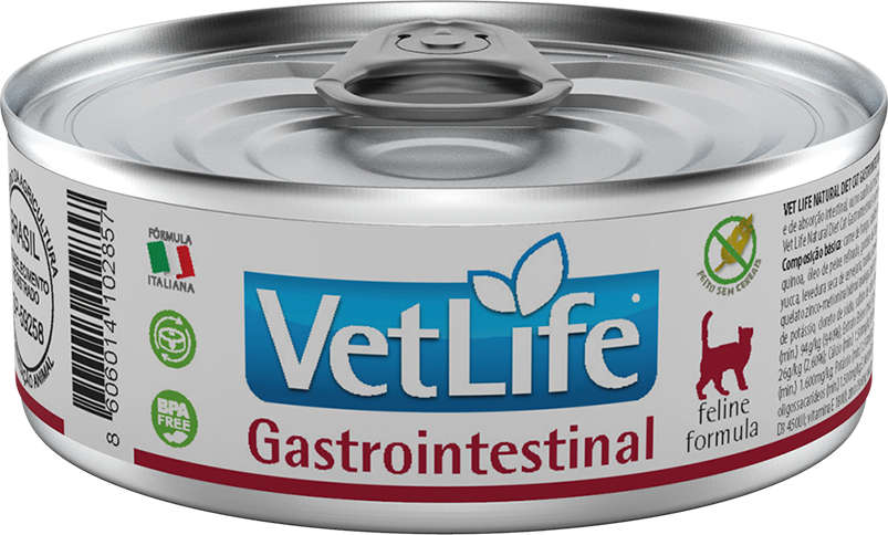 Ração Úmida Farmina Vet Life Gastrointestinal para Gatos - 85 g
