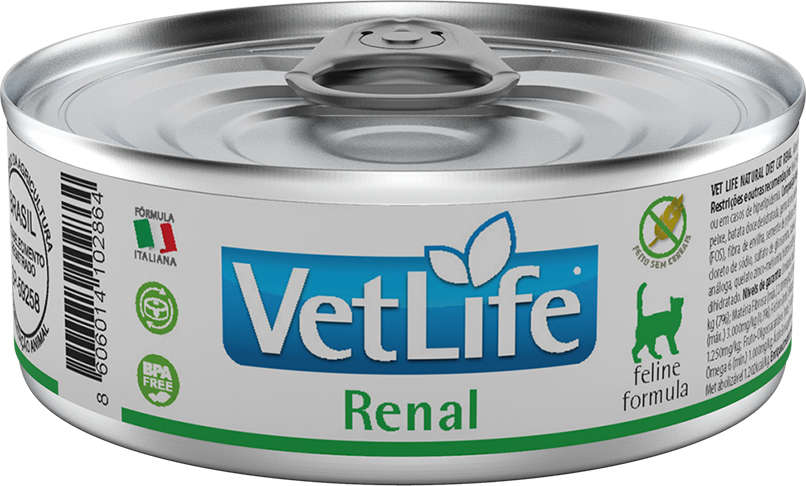 Ração Úmida Farmina Vet Life Renal para Gatos - 85 g