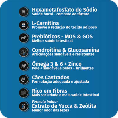 Ração Seca Finotrato Prime Light Especial para Cães Adultos Raças Pequenas e Médias