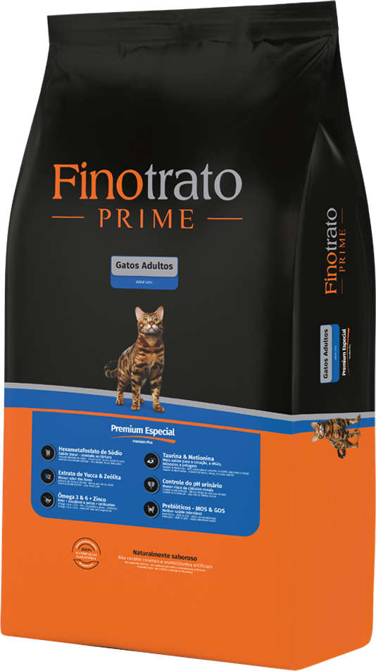 Ração Seca Finotrato Prime Premium Especial para Gatos Adultos - 10,1Kg