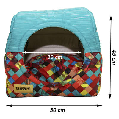 Cama Luppet Conforto Iglu 2 em 1 Super Luxo Impermeável - Verde