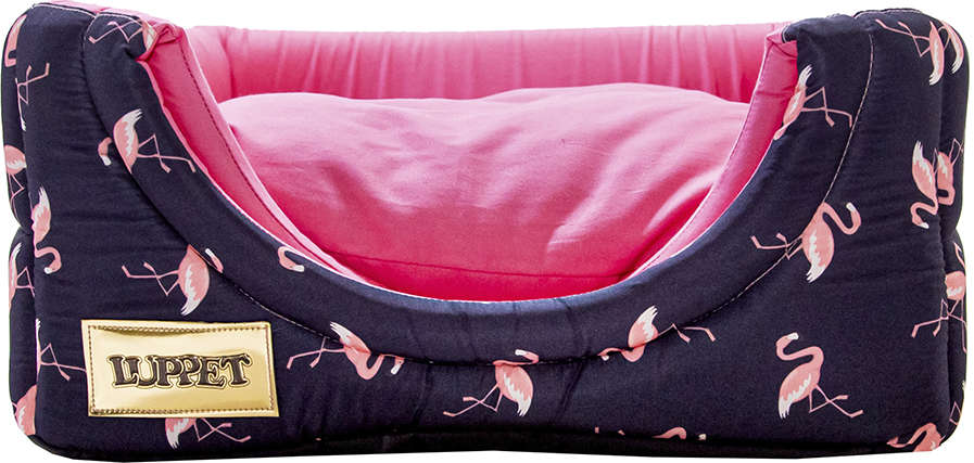 Cama Luppet Conforto Iglu 2 em 1 Flamingo - Tam. G