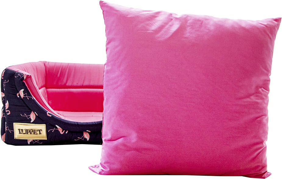 Cama Luppet Conforto Iglu 2 em 1 Flamingo - Tam. G