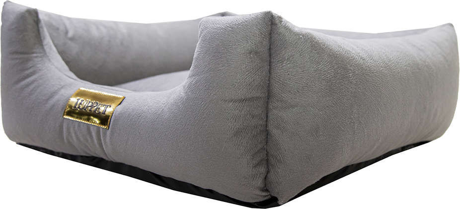 Cama Luppet Quadrada Luxo Cinza - Tam. GG