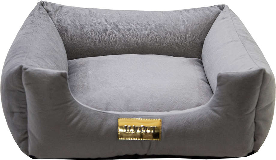 Cama Luppet Quadrada Luxo Cinza - Tam. GG