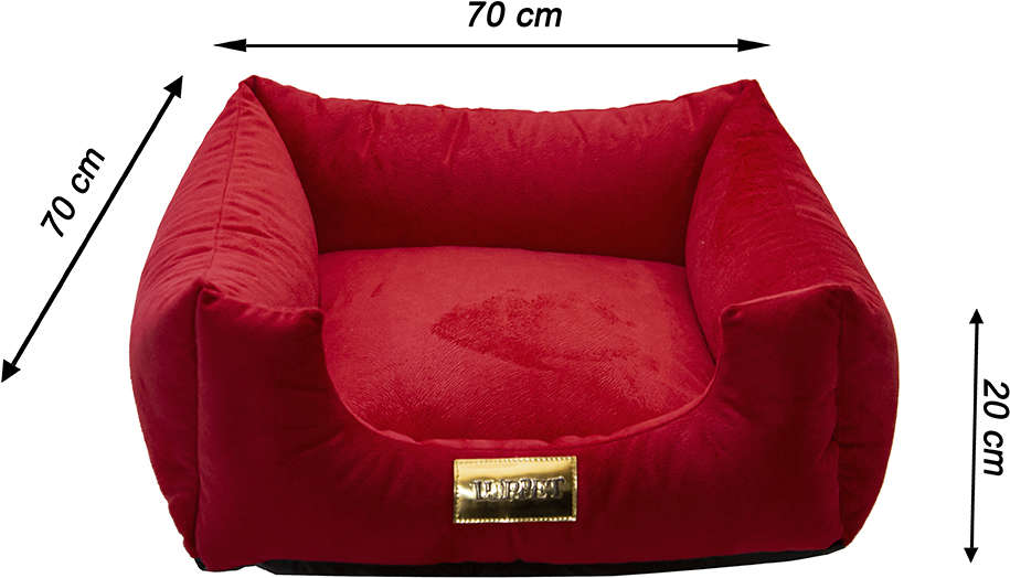Cama Luppet Quadrada Vermelha - Tam. GG