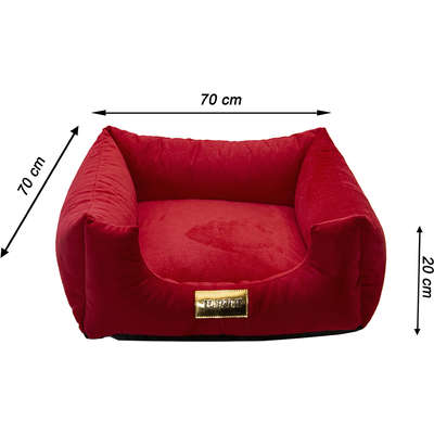 Cama Luppet Quadrada Vermelha
