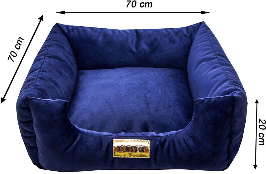 Cama Luppet Quadrada Azul - Tam. GG