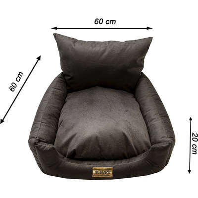 Sofá Luppet Cama Marrom para Cães e Gatos