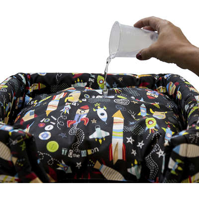 Cama Luppet Conforto Iglu 2 em 1 Impermeável Estampa Universo Preta