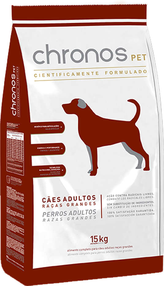 Ração Chronos Pet para Cães Adultos Raças Grandes - 15Kg