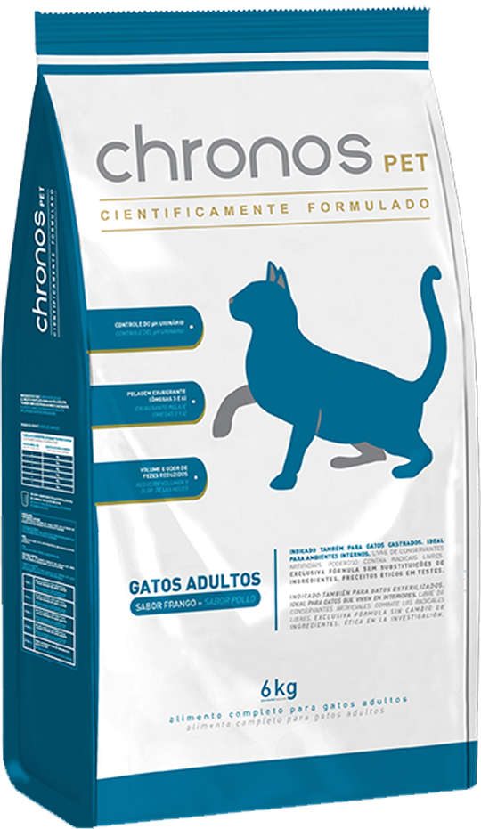 Ração Chronos Pet para Gatos Adultos - 6Kg