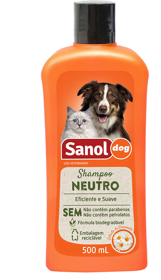 Shampoo Sanol Dog Neutro para Cães e Gatos - 500 mL