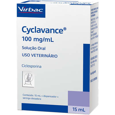 Cyclavance Virbac 100 mg/mL para Cães