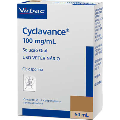 Cyclavance Virbac 100 mg/mL para Cães