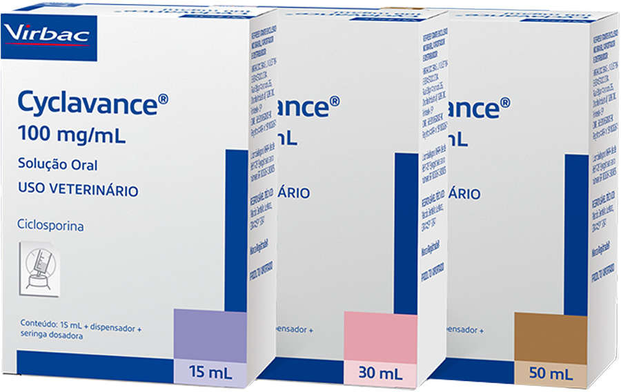 Cyclavance Virbac 100 mg/mL para Cães - 15 mL