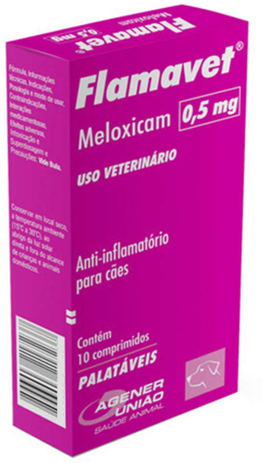 Anti-Inflamatório Agener União Flamavet para Cães - 0,5 mg