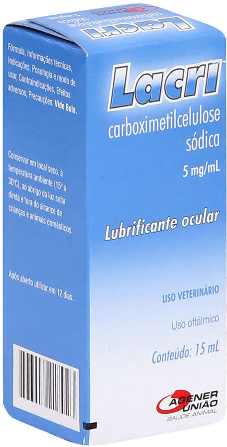 Colírio Agener União Lacri para Cães - 15 mL