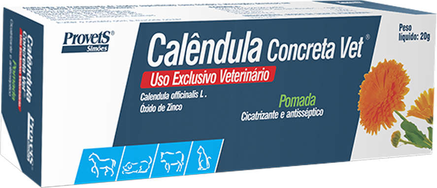 Pomada Provets Calêndula Concreta Vet - 20 g