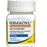 Anti-Inflamatório Zoetis Rimadyl de 14 Comprimidos - 25 mg