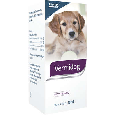Vermífugo Provets Vermidog para Cães