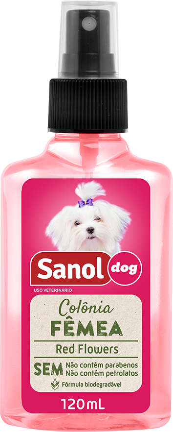Colônia Sanol Dog Floral Oriental Fêmea - 120 mL