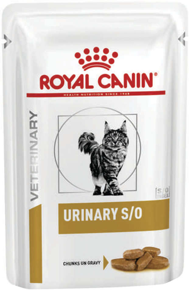 Ração Úmida Royal Canin Sachê para Gatos Veterinary Urinary S/O Feline Wet - 85 g