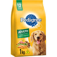 Ração Seca Pedigree Carne e Vegetais para Cães Adultos Raças Médias e Grandes