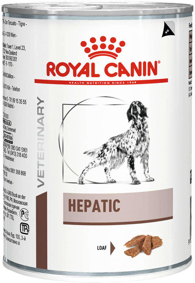 Ração Royal Canin Lata Canine Veterinary Diet Hepatic Wet para Cães com Doenças Hepaticas - 420 g