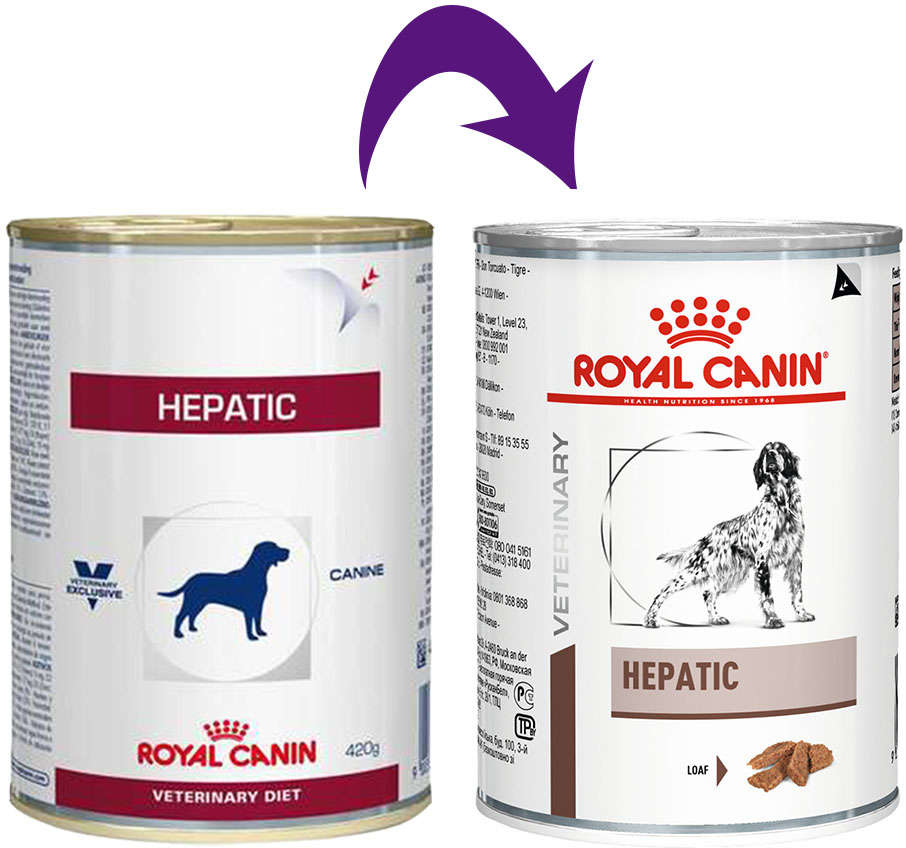 Ração Royal Canin Lata Canine Veterinary Diet Hepatic Wet para Cães com Doenças Hepaticas - 420 g