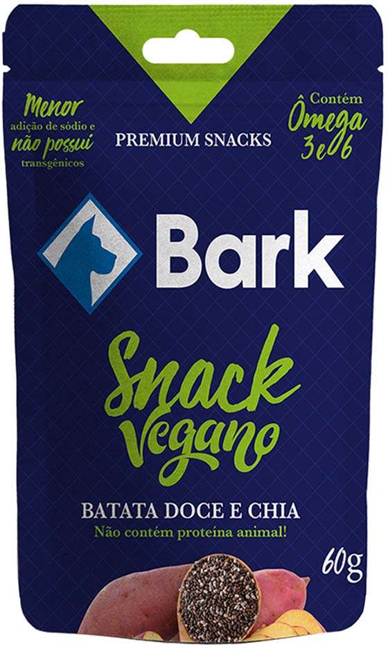 Snack para Cães Sabor Batata Doce e Chia - 60g