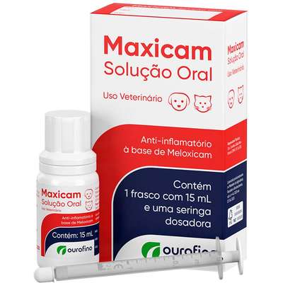 Anti-Inflamatório Ourofino Maxicam Solução Oral para Cães e Gatos