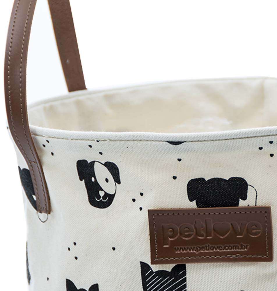 Porta Brinquedos Petlove Estampa Especial de Aniversário - Tam. Único