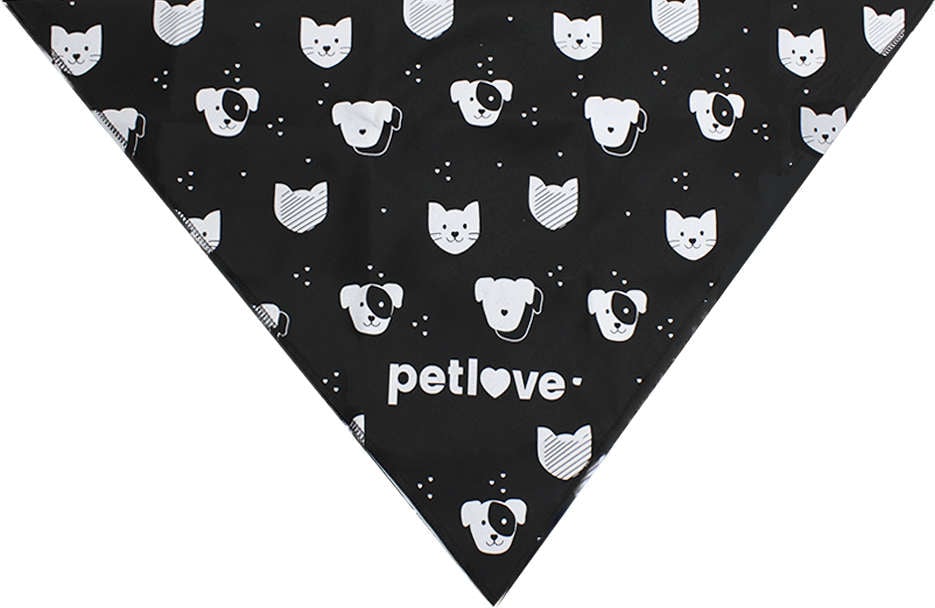 Bandana Petlove Dogs - Preta